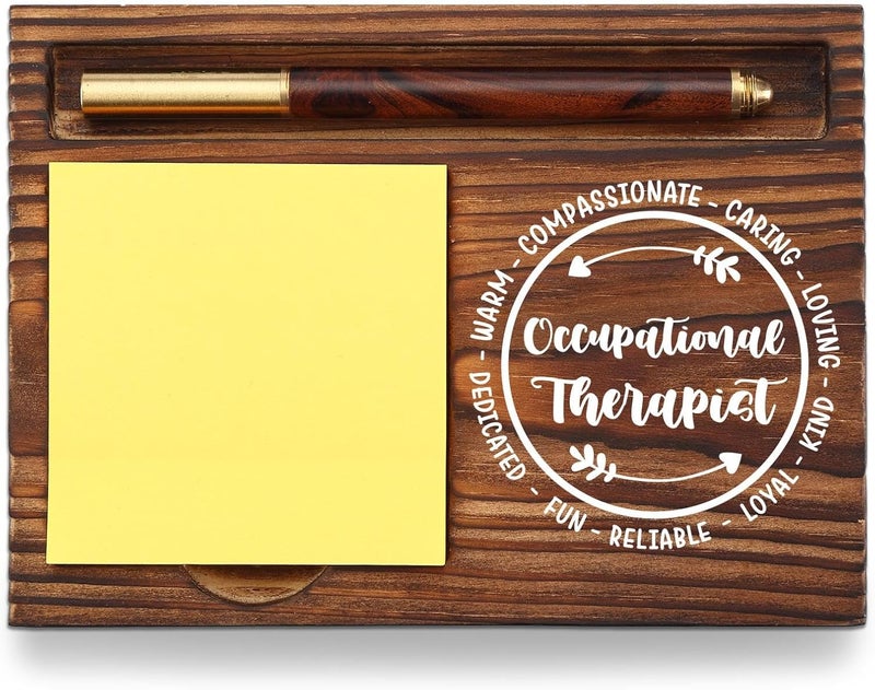 YODOCAMP Occupational Therapist Sticky Notepad Holder, Occupational Therapy Appreciation Gifts, Thank You Gifts for Occupational Therapist Therapy, Therapy Doctor Gifts Sticky Note Pad Holder TZP27 - Image 1